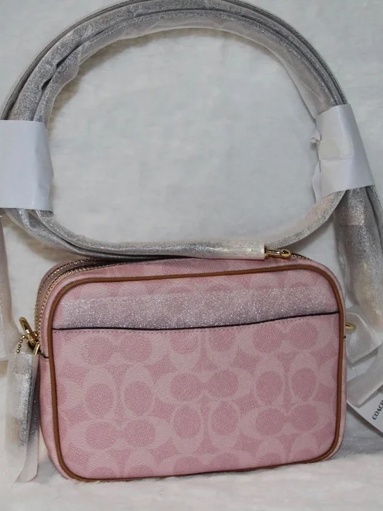 NWT Coach Mini Carey Powder Pink Purse - Picture 4 of 4